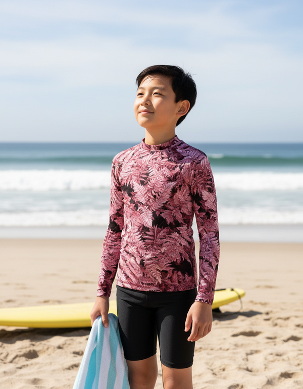 Fern Collection girls youth rashguards