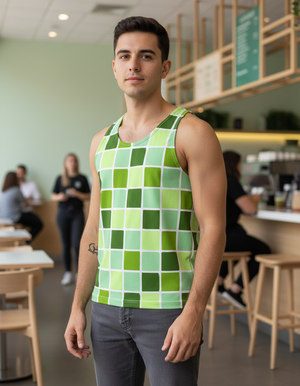 Runway Chartreuse Prism Tank Top bikini — Dripper