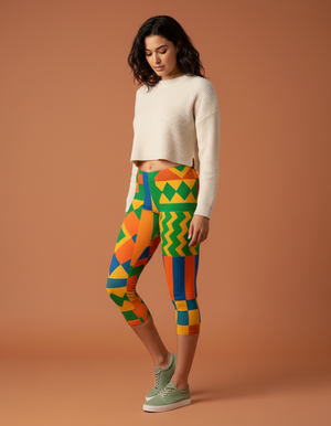 Moyo Leggings Capri Leggings — Dripper