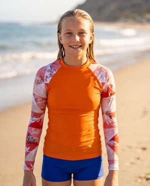 Girls Coral Zenith girls youth rashguards