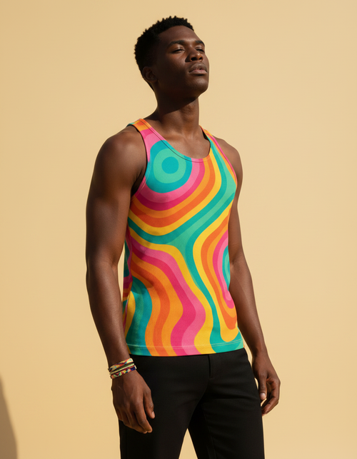 Men's Aura men's tank tops