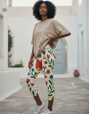 Wander Capri Yoga Leggings Capri Yoga Leggings — Dripper