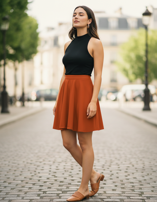 Rust Beach Skirt