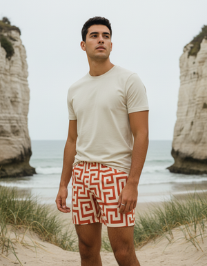 Muskmelon Akari men's swim trunks