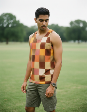 Coffee Bean Pulse Tank Top Men's Tank Top — Dripper