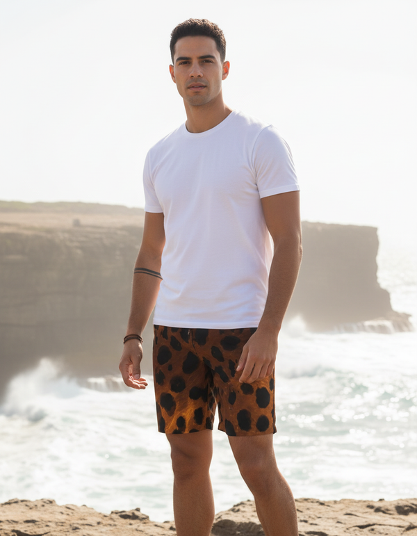 Men's Swim Trunks in Spots