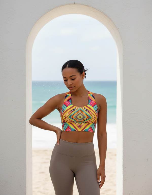 Bishamon longline sports bras