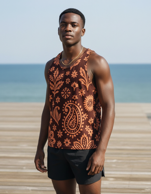 Men's Lava Falls Tantra men's tank tops