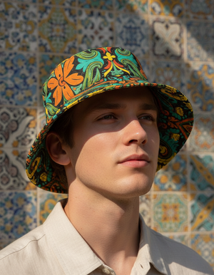 Tapestry bucket hats