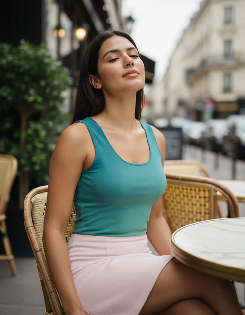 Transformative Teal Prism Tank Top Women's Tank Top — Dripper