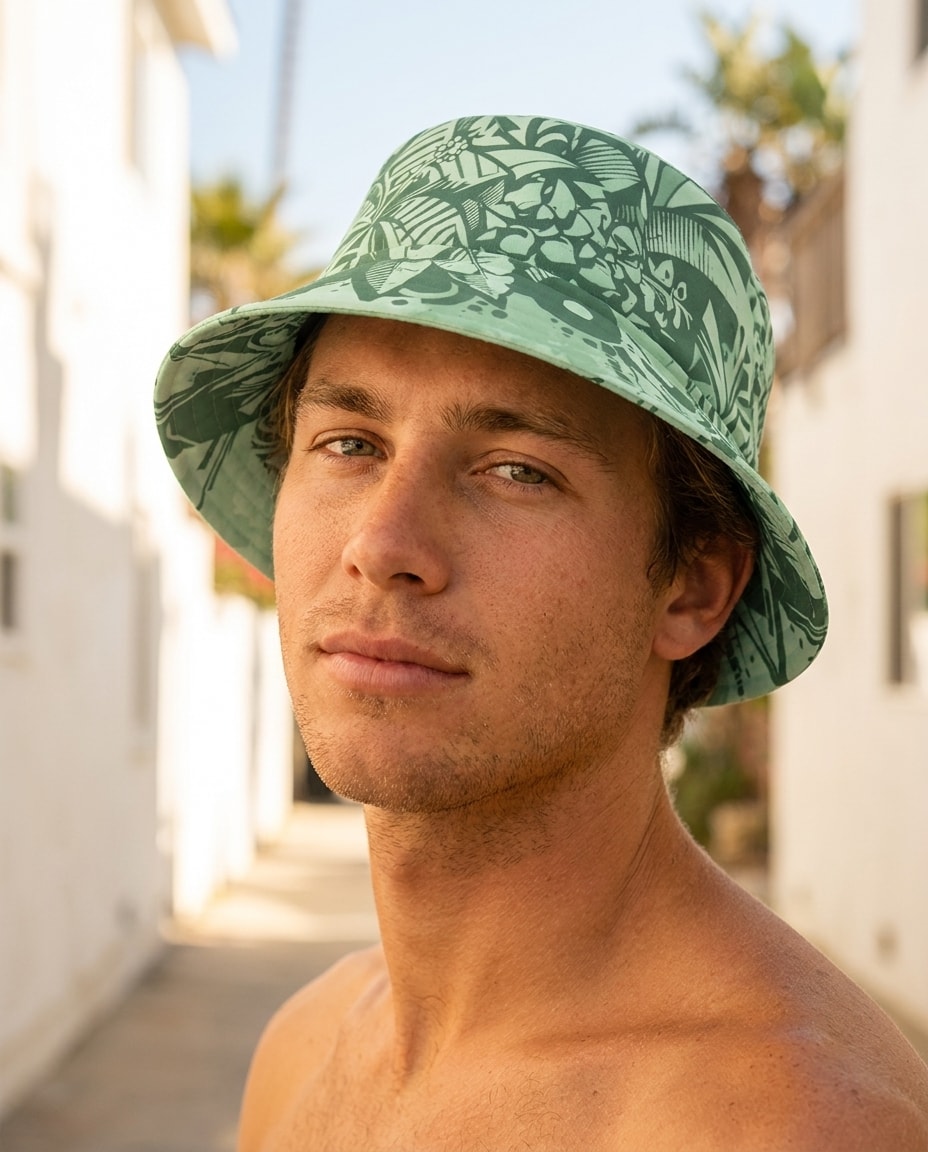 Bucket Hat in Jelly Mint Lani Kai