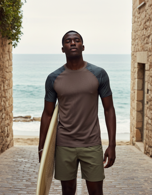 Men's Breeze men's short-sleeve rashguards