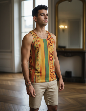 Men's Burnt Sienna Tierra men's tank tops