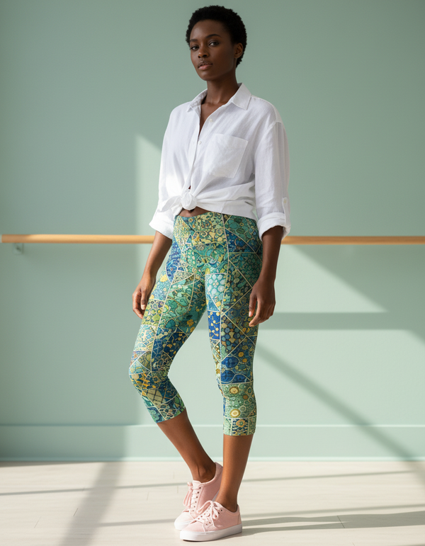 Moroccan Collection capri leggings