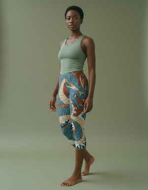 Alexandrite Narin Capri Leggings Capri Leggings — Dripper