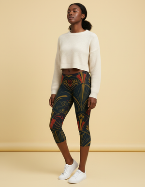 Gatsby Capri Leggings Capri Leggings — Dripper