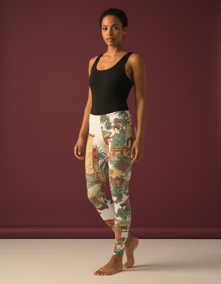 Women's Hiroshige Ukiyo-e Leggings