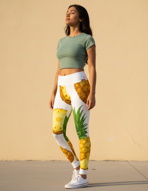 Frond full-length leggings