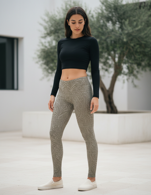 Angora Kalam full-length leggings