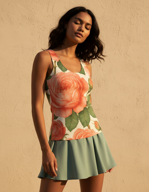 Bouquet Tank Top Women's Tank Top — Dripper