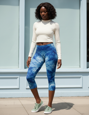 Kumo Leggings Capri Leggings — Dripper