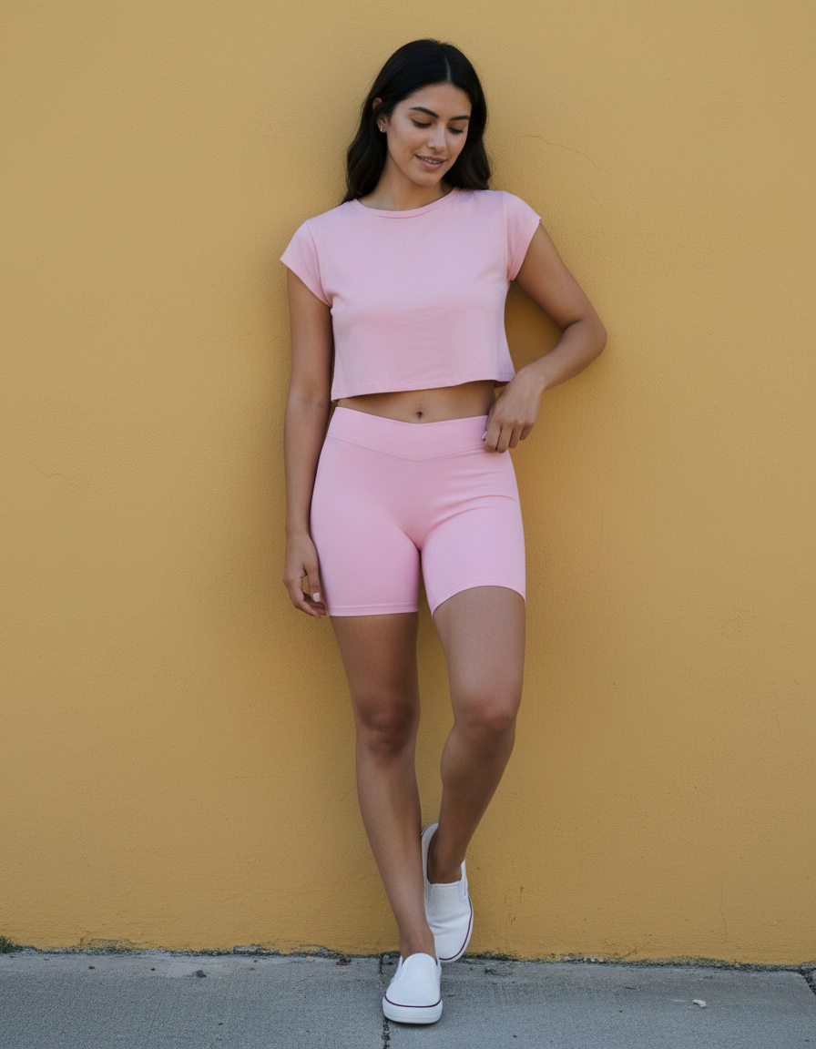 Short Shorts in Bubblegum
