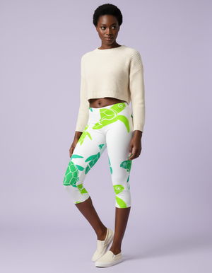 Nautilus Leggings Capri Leggings — Dripper