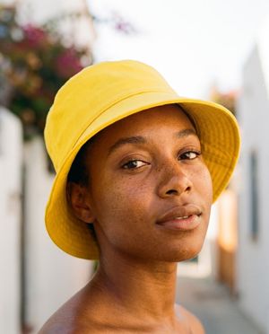 Yellow Racing Green bucket hats
