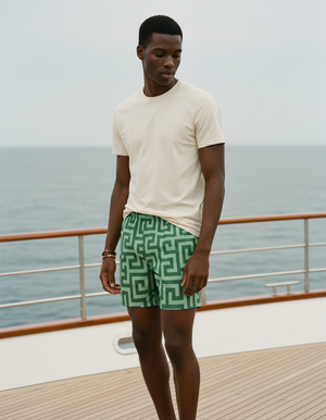 Jelly Mint Akari men's swim trunks