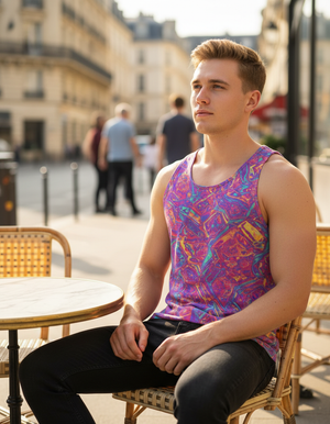 Men's Neon tank tops