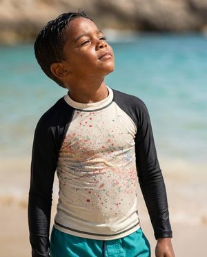 Boys Angora Pixelate boys youth rashguards