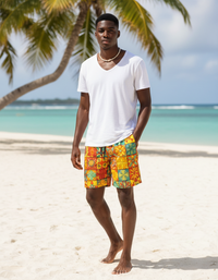 Vivid Wave Chroma Swim Trunks