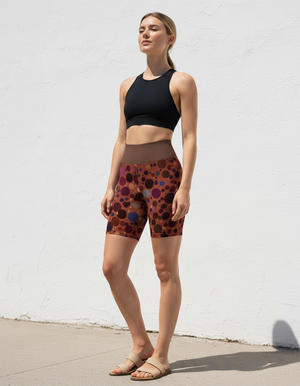 Dapple yoga shorts