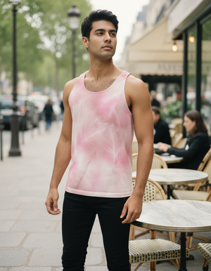 Men's Tea Rose Frost tank tops