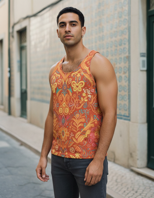 Muskmelon Vibrante Tank Top Men's Tank Top — Dripper