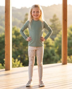 Angora Mirage girls leggings