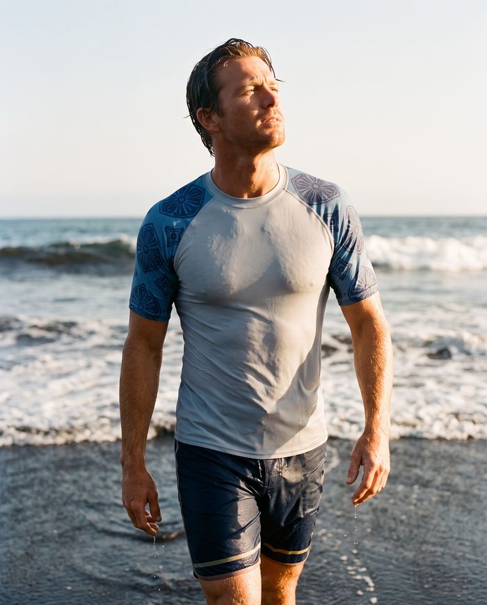 Rashguard — Men's Blue Aura Yuki