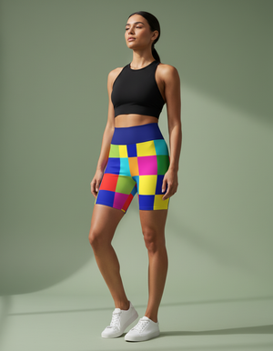 Prism Yoga Shorts Yoga Shorts — Dripper