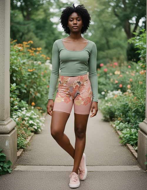 Millennial Pink Hikari Short Shorts Short Shorts — Lolekai