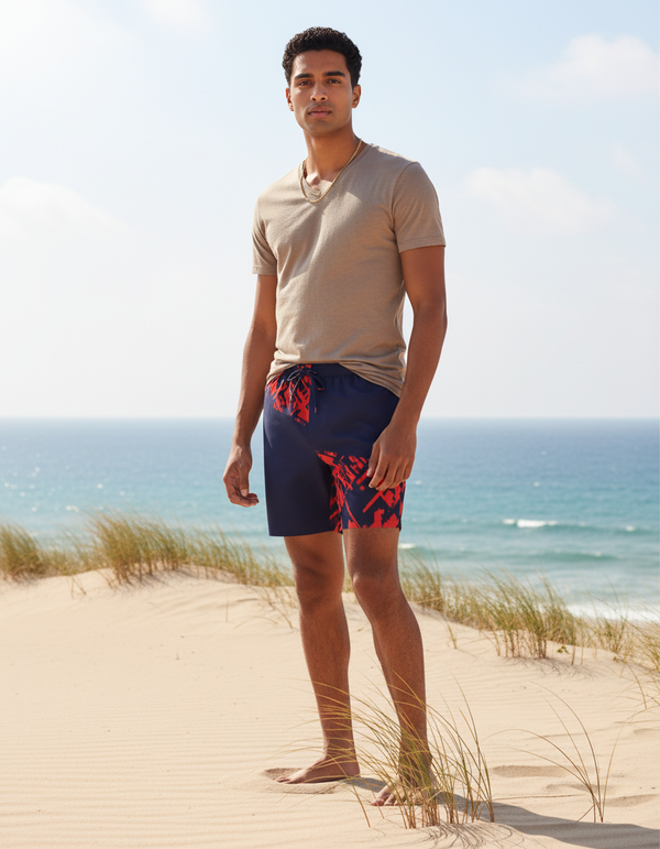 Men's Swim Trunks in Vivid