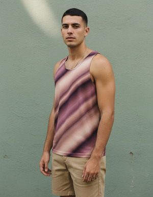 Tea Rose Stratum Tank Top Men's Tank Top — Dripper