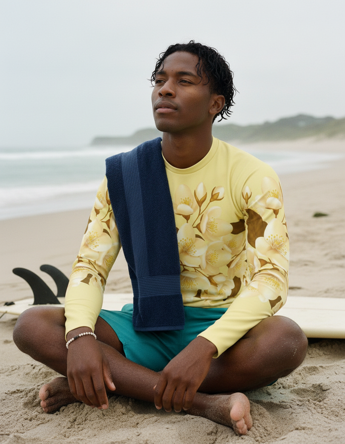 Rashguard — Men's Yellow Serenade
