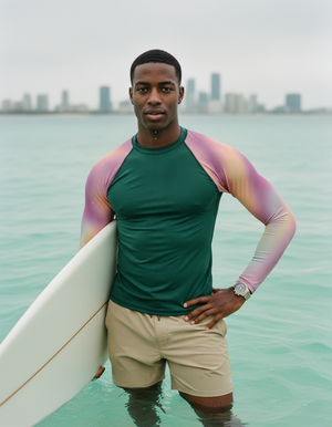 Amaranth Chroma Rash Guard bikini — Dripper
