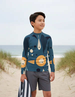 Marina Echo Rash Guard Youth Rash Guard — Dripper