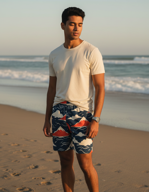 Amaranth Yume men's swim trunks