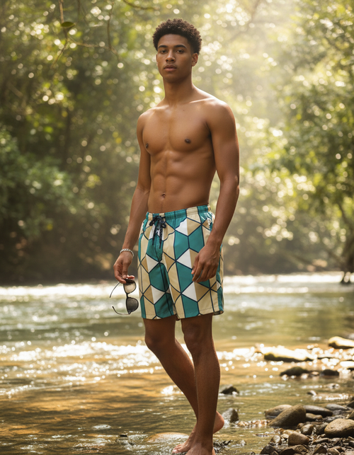 Turtle Men's Swim Trunks Men's Swim Trunks — Dripper