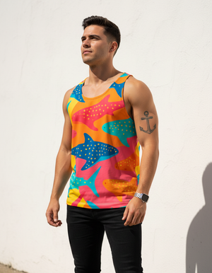 Men's Azure tank tops