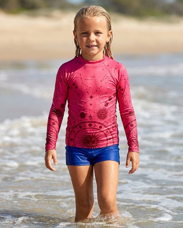 Celestial Atlas girls youth rashguards