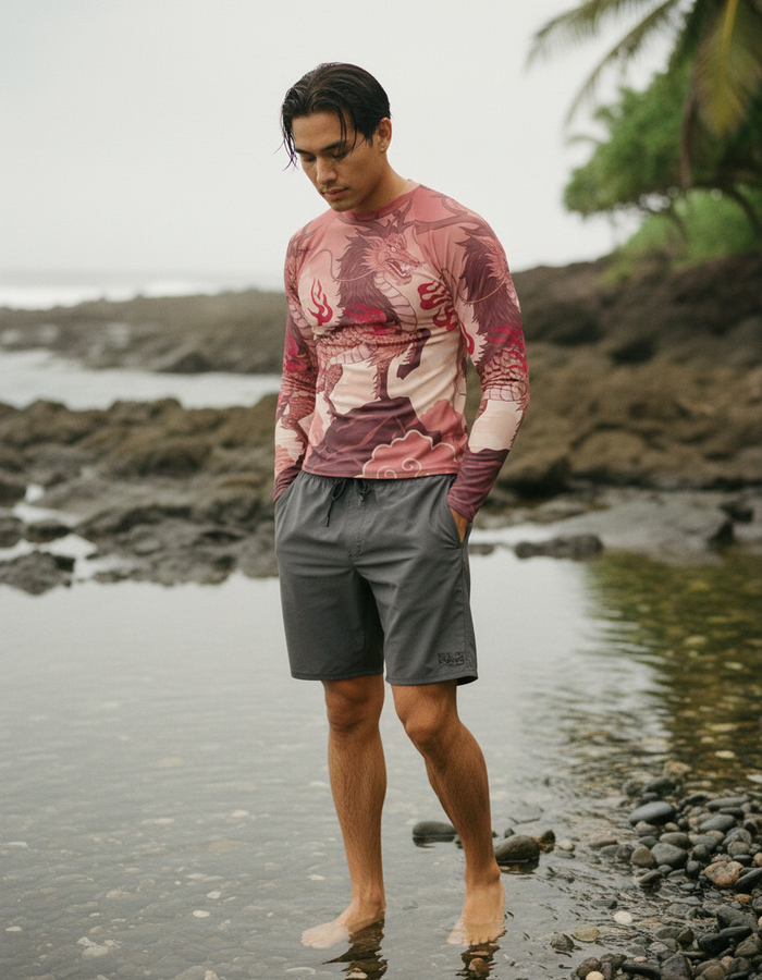 Rashguard — Men's Dusty Rose Sora