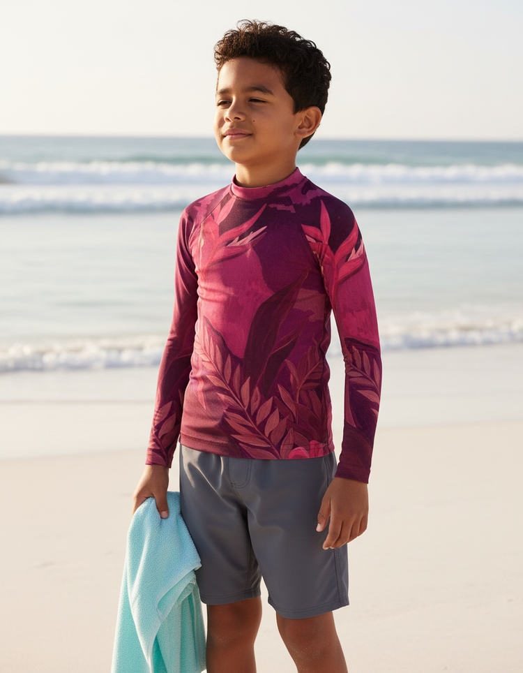 Kids Gauguin Tahiti Rash Guard